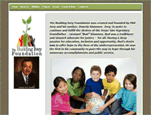 Tablet Screenshot of buddingiveyfoundation.org